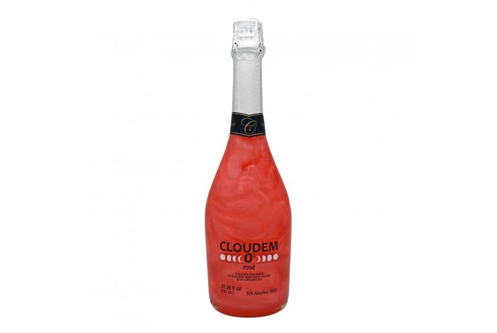 Cloudem Zero Rosé 0,75L - Nealkoholický šumivý drink s perleťovým efektom 0,0% alk.