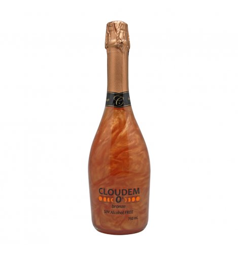 Cloudem Zero Bronze 0,75L - Nealkoholický šumivý drink s perleťovým efektom 0,0% alk.