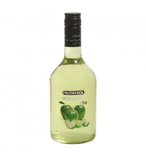 FRUTAYSOL Apple 0,70L - Nealkoholický likér s príchuťou jablka 0,0% alk.