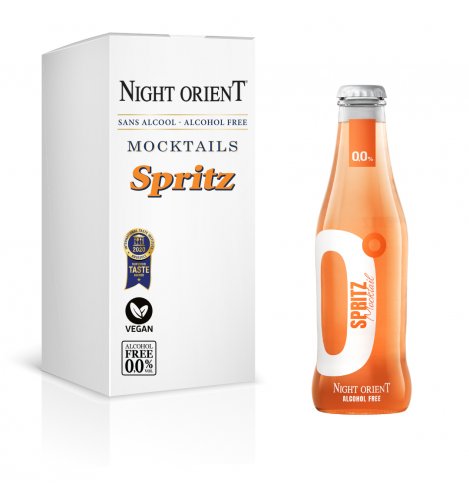Night Orient Spritz 0,20L - Nealkoholický vegan šumivý koktail 0,0% alk.