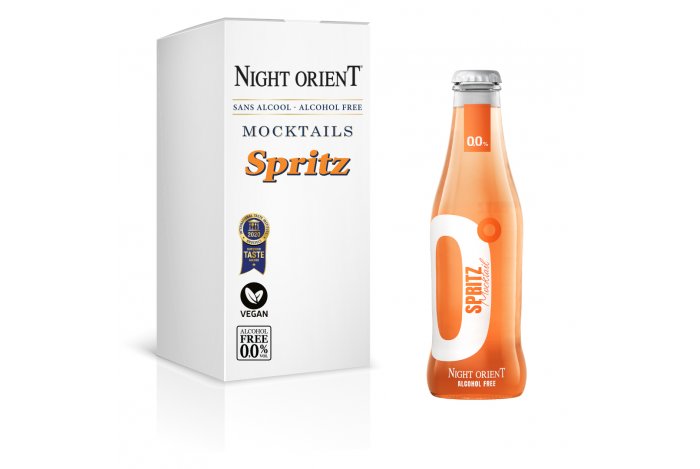 Night Orient Spritz 0,20L - Nealkoholický vegan šumivý koktail 0,0% alk.