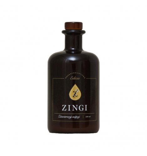 ZINGI (NEPASTERIZOVANÁ EDÍCIA) 0,50L - Nealkoholický zázvorový nápoj 0,0% alk.