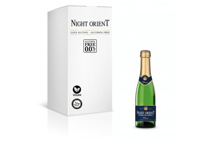 Night Orient Classic Sparkling 0,20L - Nealkoholické biele šumivé víno 0,0% alk.