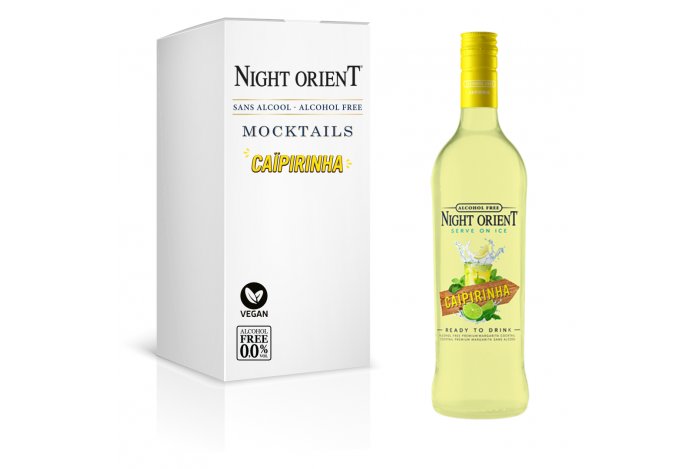 Night Orient Caïpirinha 0,70L - Nealkoholický vegan koktail 0,0% alk.