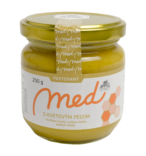 Med s kvetovým peľom 250g