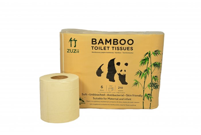 Bambusový toaletný papier 6ks