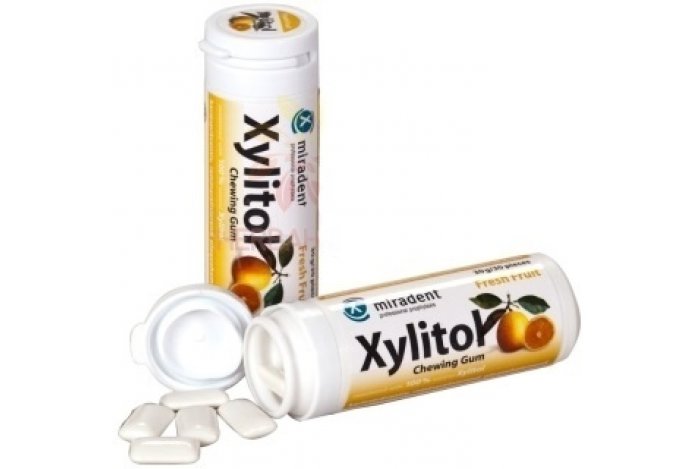 Xylitol žuvačka Ovocná - citrus 30ks